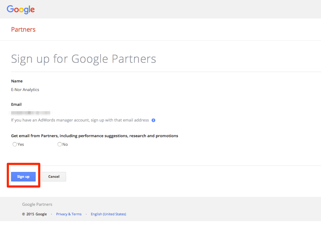 Google analytics certification