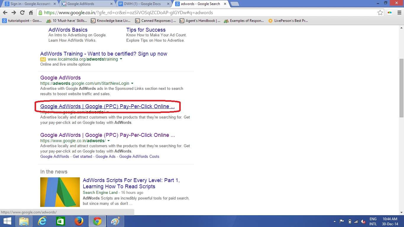 Google adwords tutorial