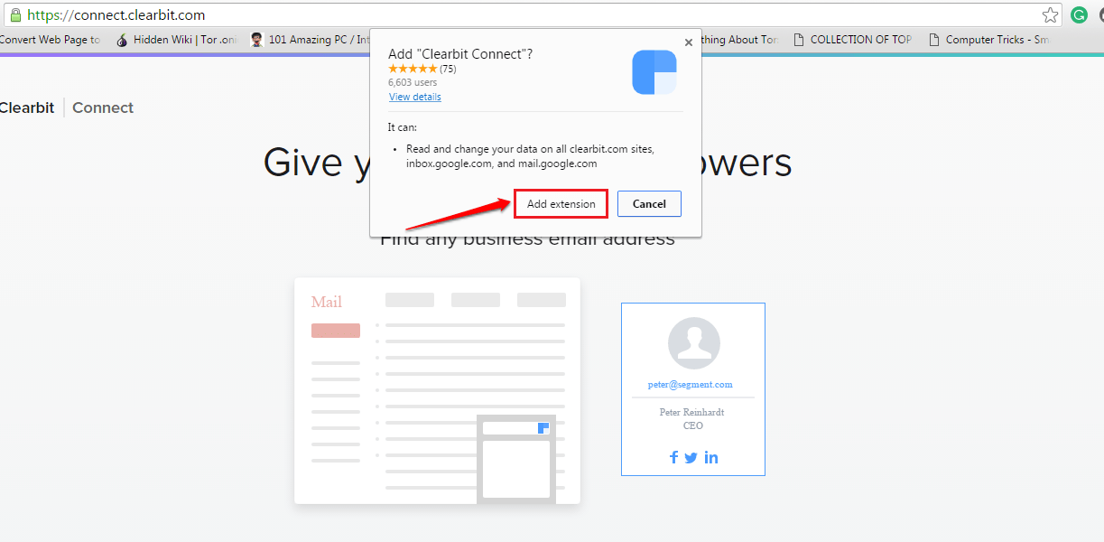 Google chrome extension