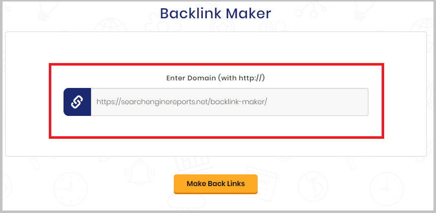 Backlink generator
