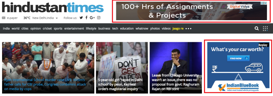 Digital marketing ads