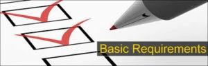 Requirements are basic