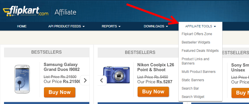 Flipkart affiliate marketing program - requirements