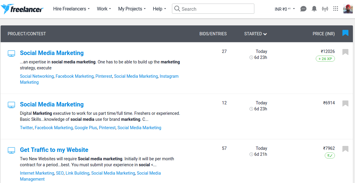 Earning money on social media