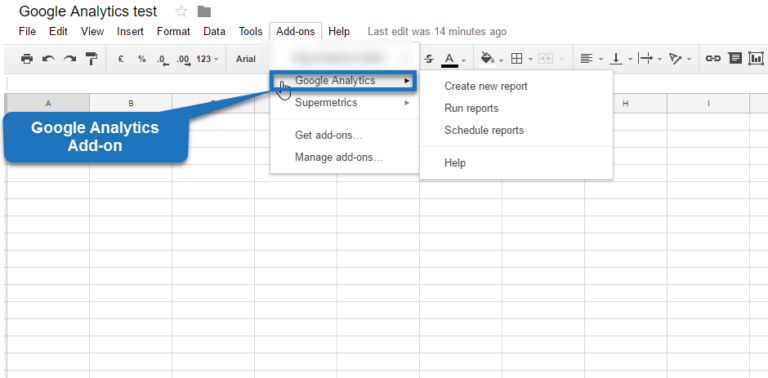 Google analytics add on