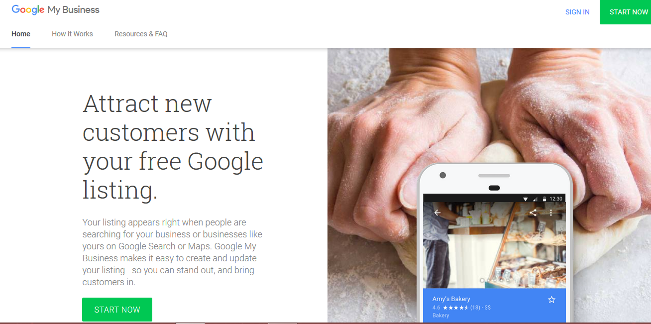 Google my business listing