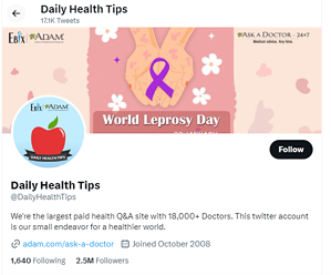 Social media success story of healthcare magic twitter campaign