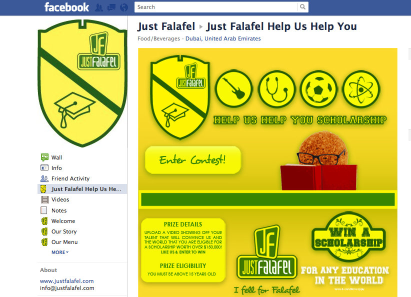 Justfalafel fb