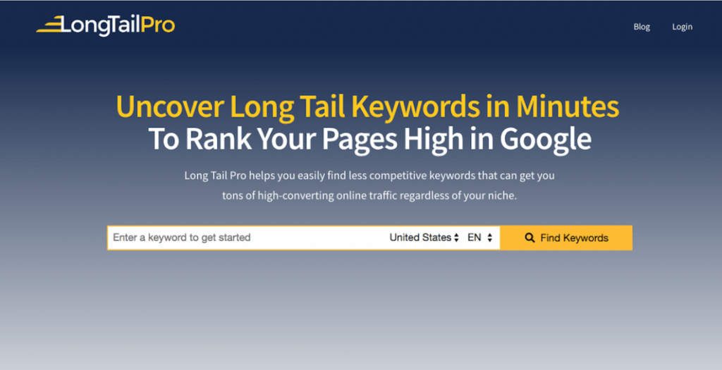 Long tail pro affiliate program