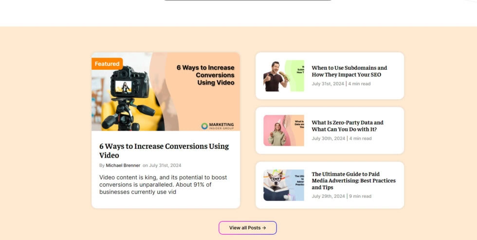 Marketing insider group