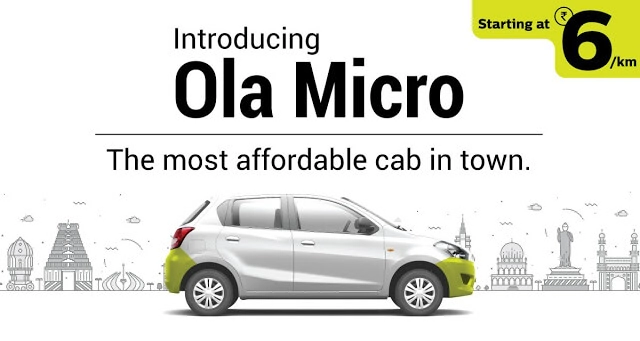 Ola micro rates