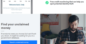 Creditkarma. Com homepage snippet