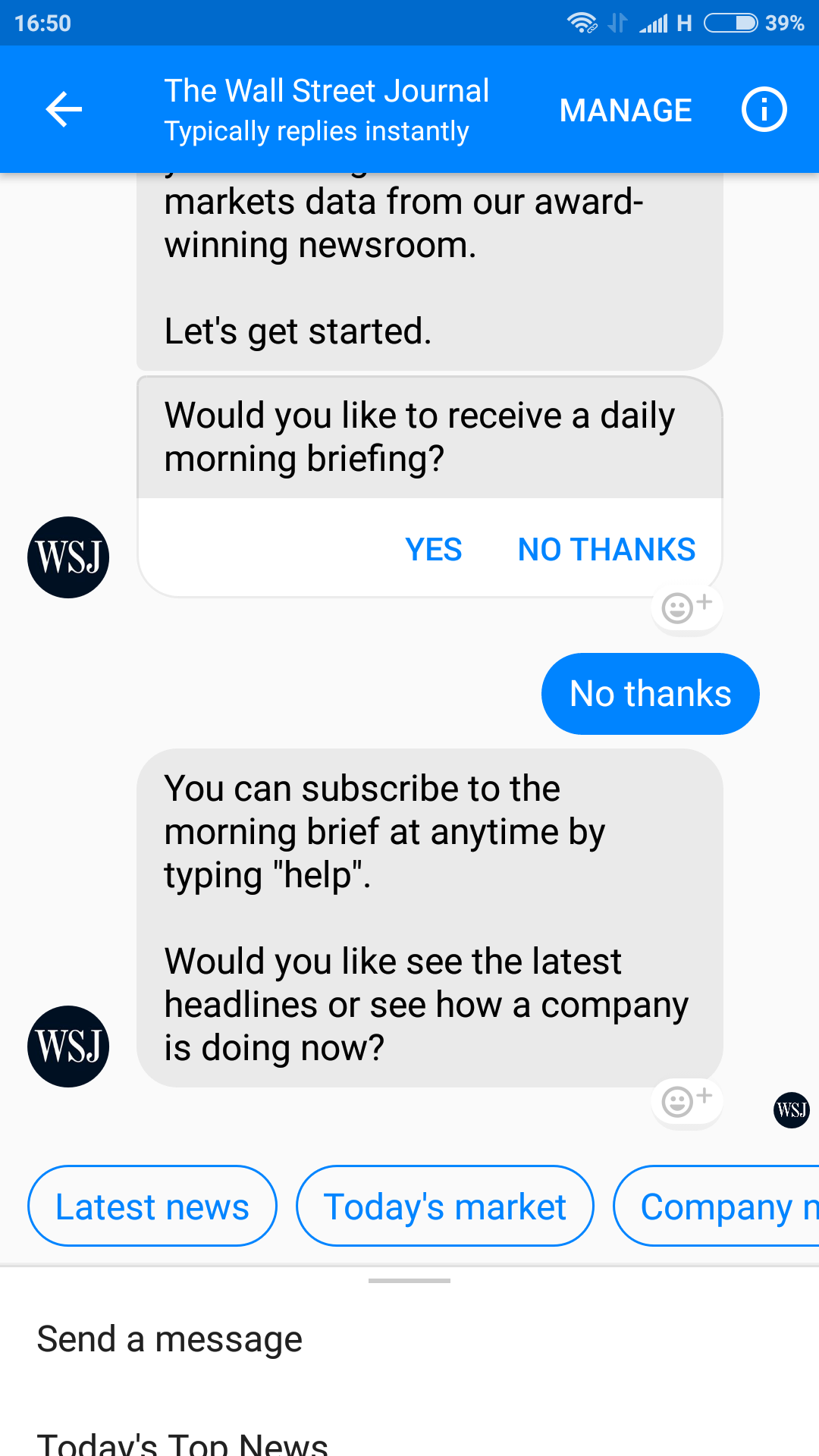 Social customer care