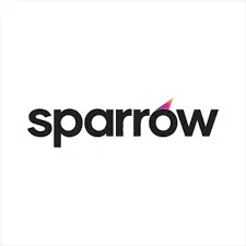Sparrow logo, a digital marketing company offering social media services