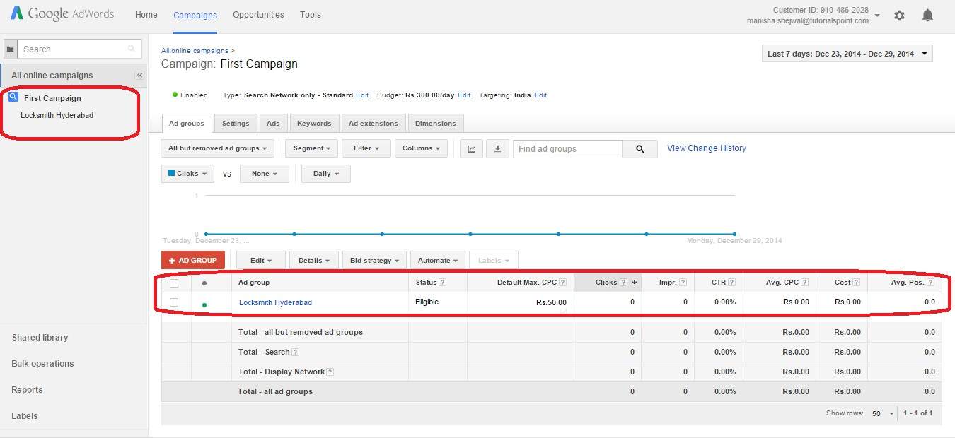 Google adwords tutorial