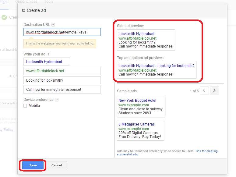 Google adwords tutorial