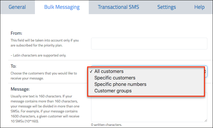 Bulk sms marketing
