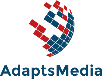 Adaptsmedia logo, a social media marketing agency helping brands grow online