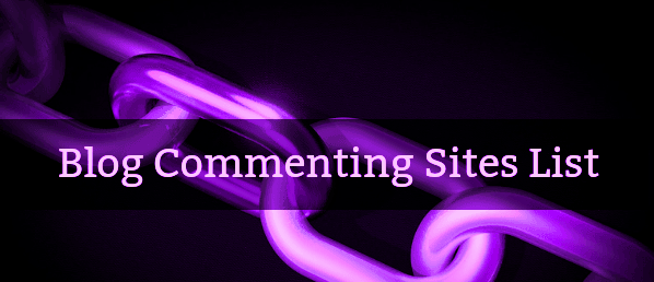 Blog commenting sites