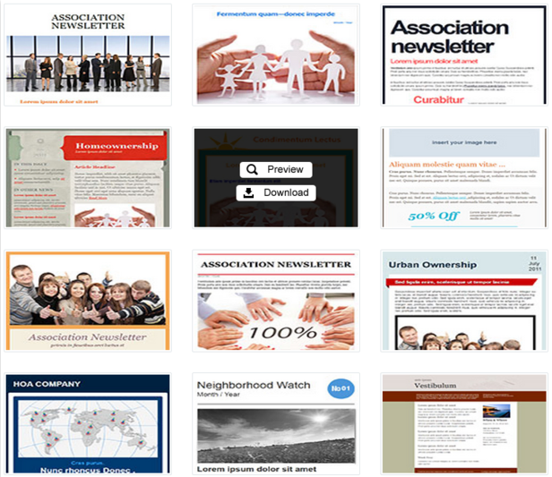 Email campaign templates