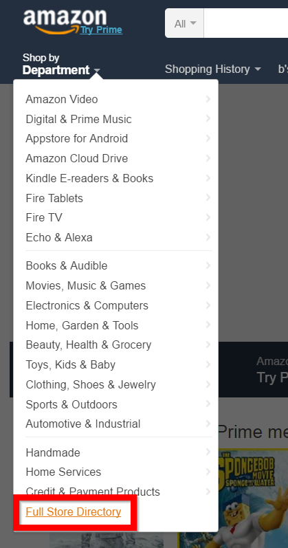 Full store directory