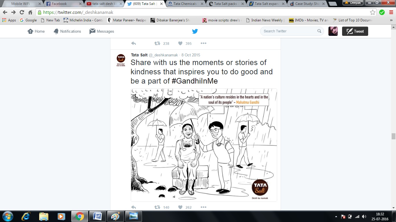 #gandhi and me share a moment