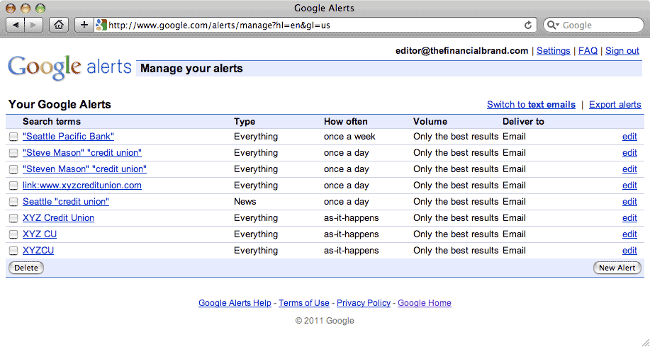Online reputation management services