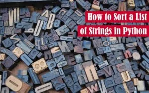 Sorting strings
