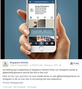 Image courtesy: singapore airlines