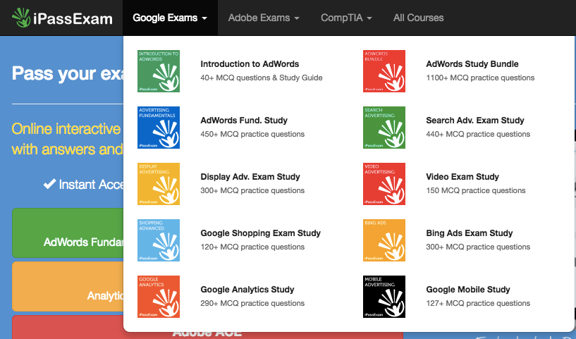 Google adwords exam