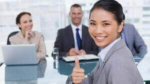 Successful job interview