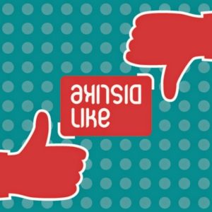 Like vs dislike icons