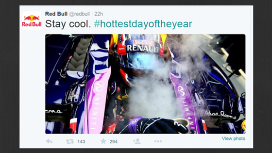 Red bull tweet