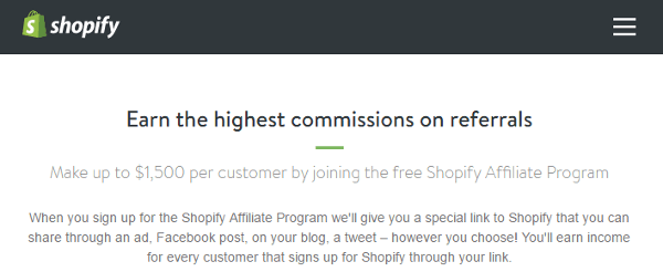 Image result for shopify affiliate program