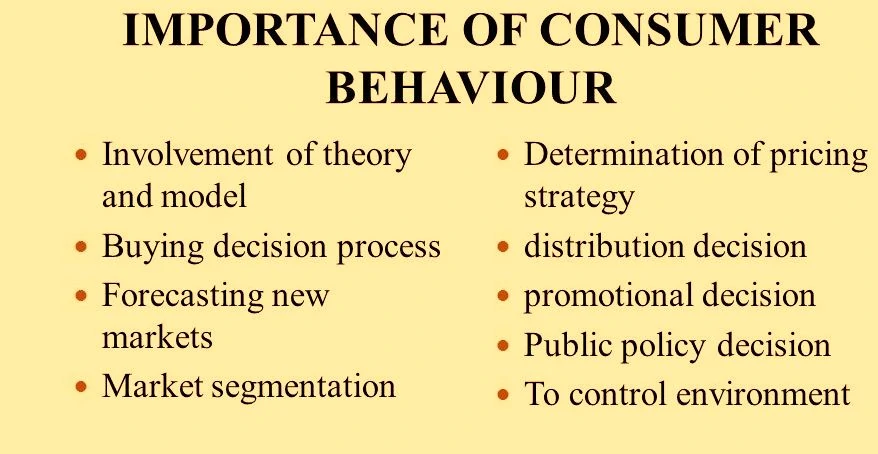 Consumer behaviour