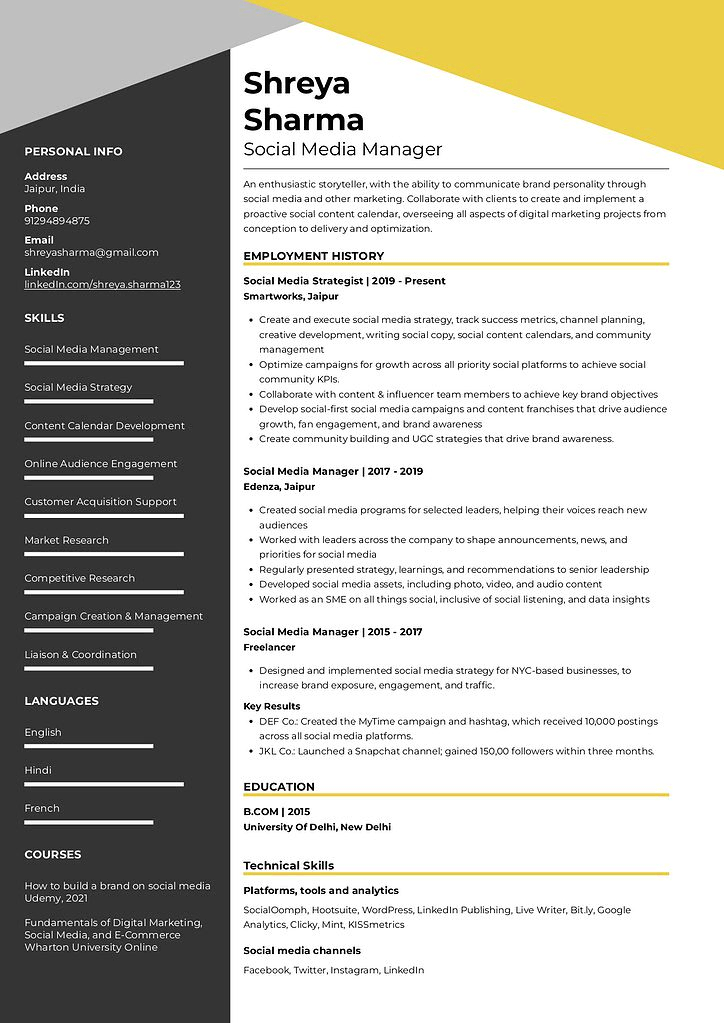 Social media manager