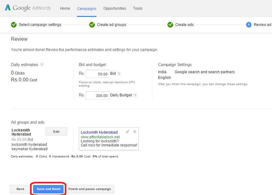 Google adwords tutorial
