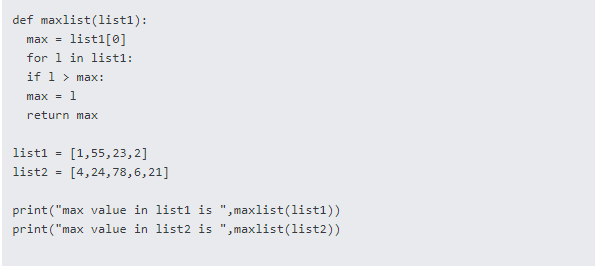 Create functions in python with return value - example