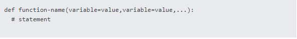 Create functions in python with the default value - syntax