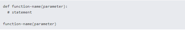 Create functions in python with parameter - syntax